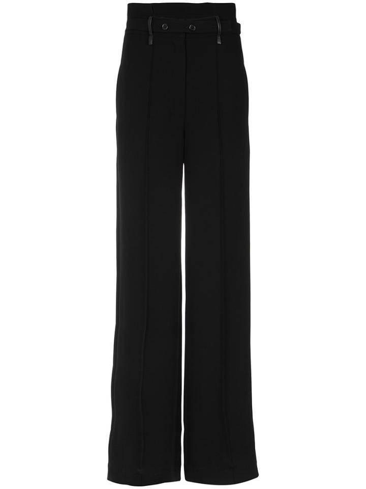 Gloria Coelho Asymmetric Waistband Trousers - Black