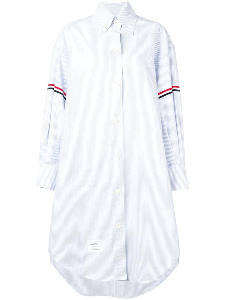Thom Browne 200% University Stripe Armband Shirt - Blue