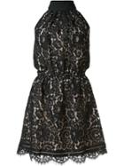 Joie High Neck Lace Dress, Women's, Size: Small, Black, Polyester/nylon/cotton