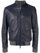 Jacob Cohen Buttoned Collar Jacket - Blue