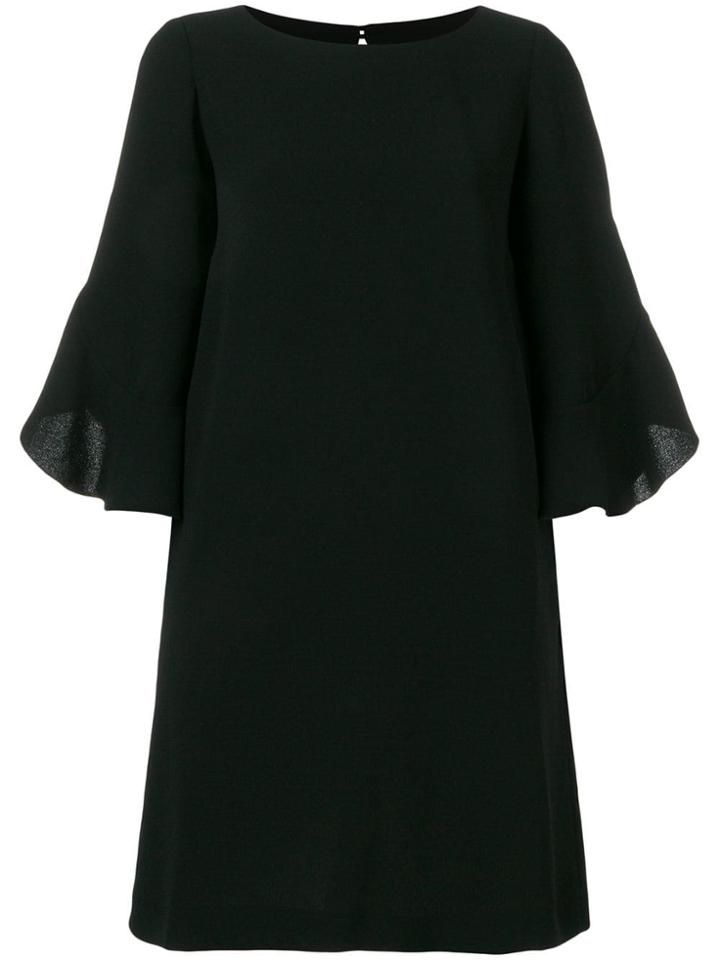 L'autre Chose Flared Sleeve Dress - Black