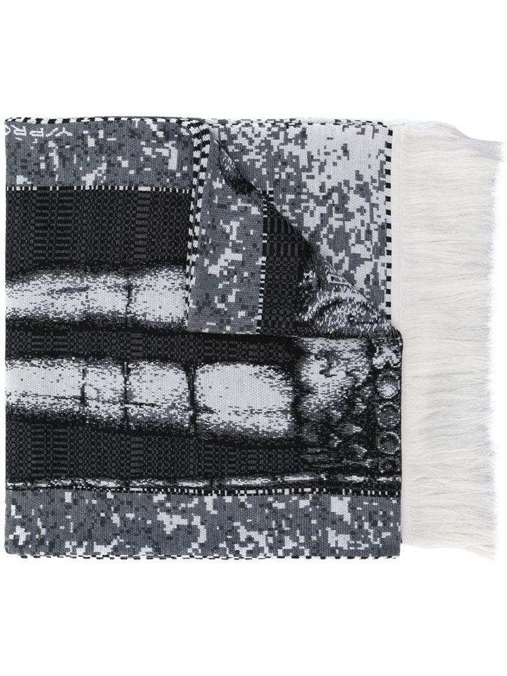 Y/project Multi-pattern Scarf - Grey
