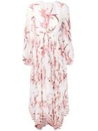 Zimmermann Pleated Twist Front Dress - White