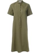Société Anonyme Long Shirt Dress, Women's, Size: Xs, Green, Cotton
