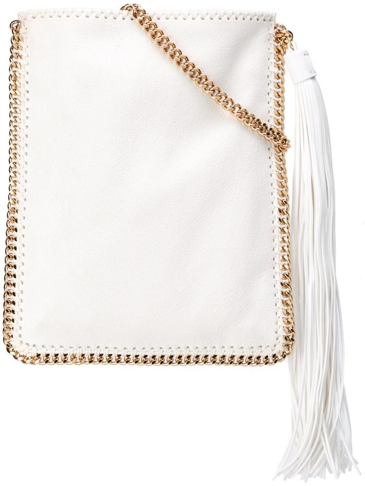 Stella Mccartney 'falabella' Flat Crossbody Bag, Women's, White