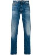 Calvin Klein Jeans Stonewashed Slim-fit Jeans - Blue