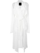 Lost & Found Ria Dunn Deconstructed Trench Coat - White
