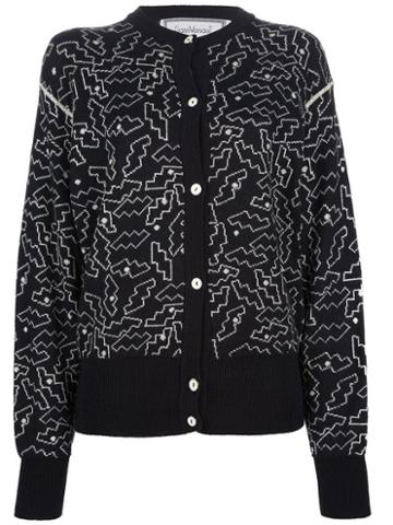 Gianni Versace Vintage Patterned Cardigan