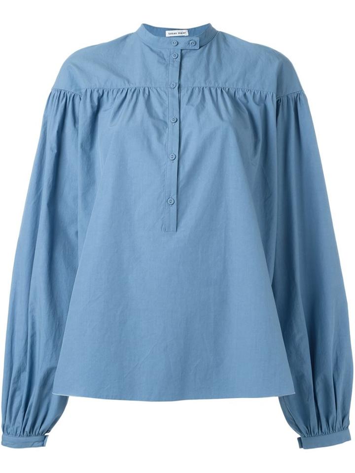 Tomas Maier Long Sleeve Ruffled Blouse
