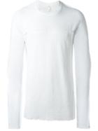 Damir Doma Tetis Sweatshirt, Men's, Size: M, White, Linen/flax/spandex/elastane