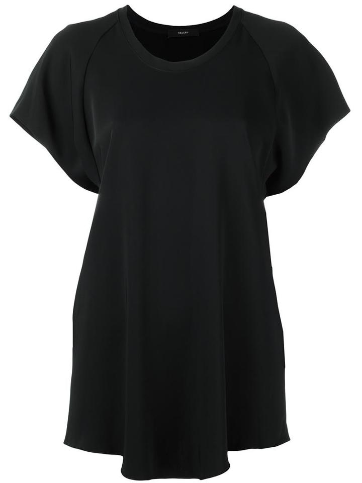 Ellery Relaxed Fit T-shirt, Women's, Size: Small, Black, Polyester