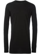 Rick Owens Drkshdw Longline Sweatshirt, Men's, Size: Small, Black, Cotton