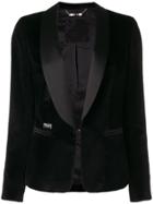 Philipp Plein Shawl Collar Blazer - Black