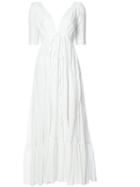 Kalita - Ushi And The Wild Sky Maxi Dress - Women - Silk/cotton - S/m, White, Silk/cotton