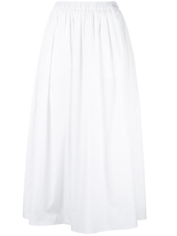 Kenzo - Button Detail Skirt - Women - Cotton/polyester - 40, Women's, White, Cotton/polyester