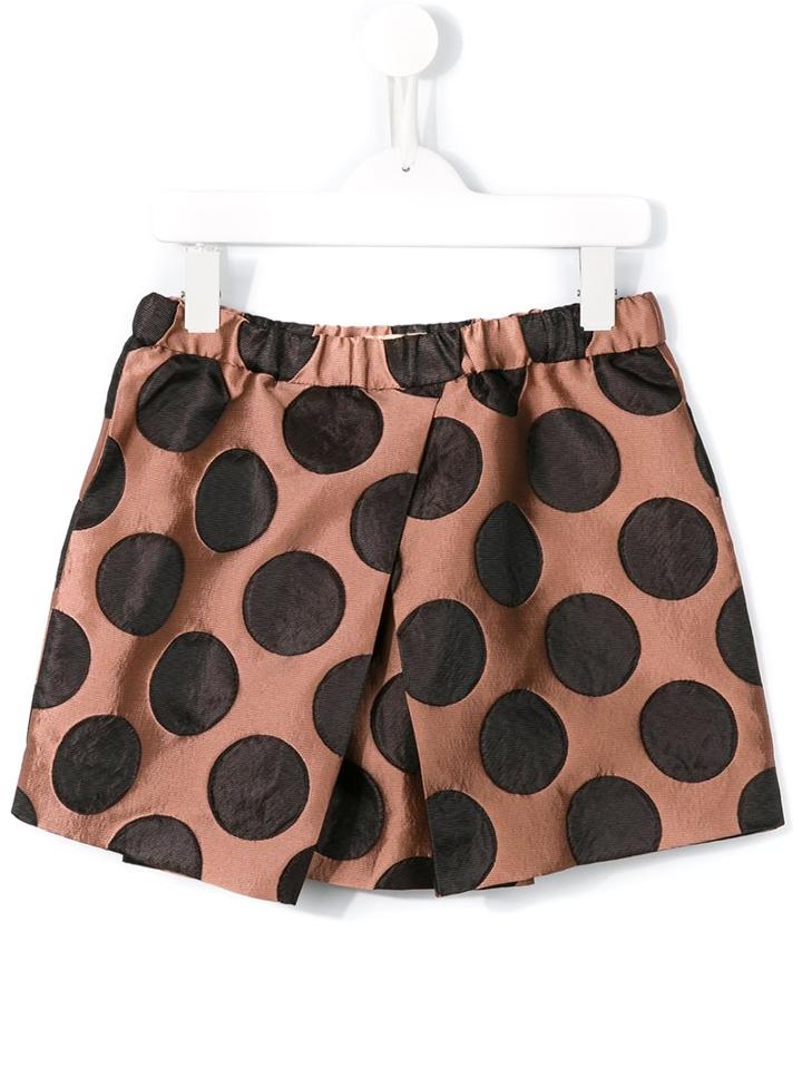 No21 Kids Polka Dot Skirt, Girl's, Size: 12 Yrs, Pink/purple