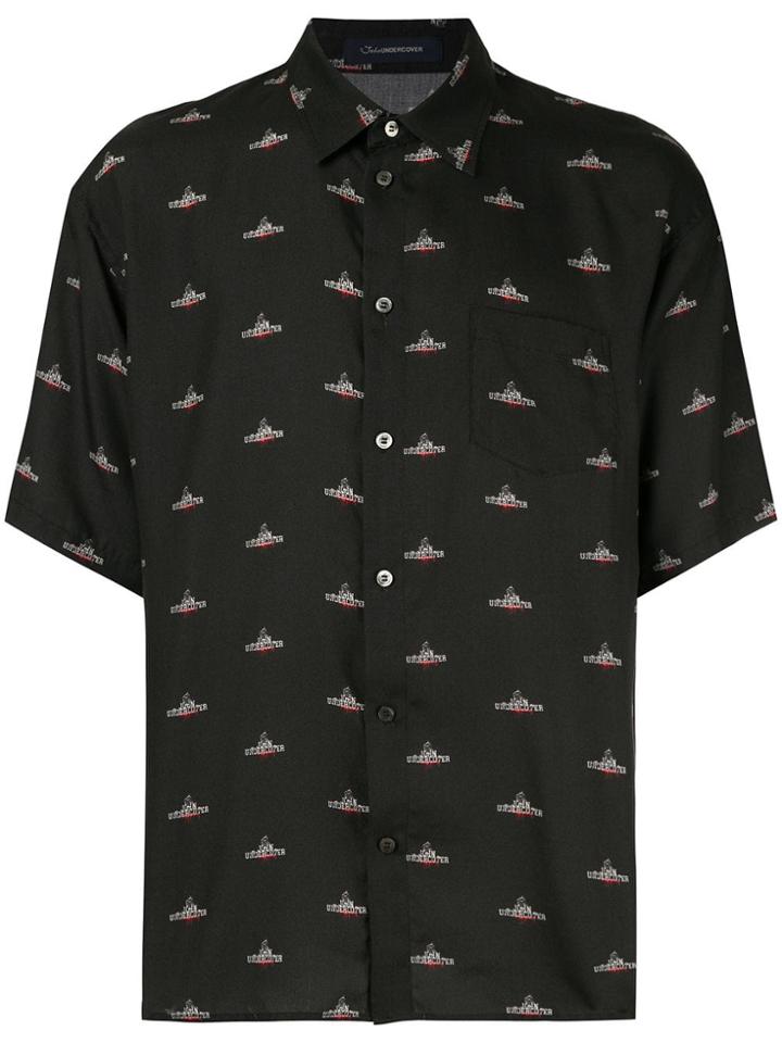 Johnundercover Mosaic Logo Shirt - Black