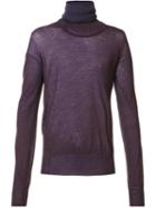 Andreas Kronthaler For Vivienne Westwood 'lotus' Jumper, Adult Unisex, Size: L/xl, Pink/purple, Cotton/virgin Wool