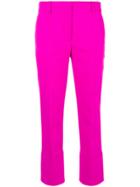 Emilio Pucci Tailored Cropped Trousers - Pink & Purple