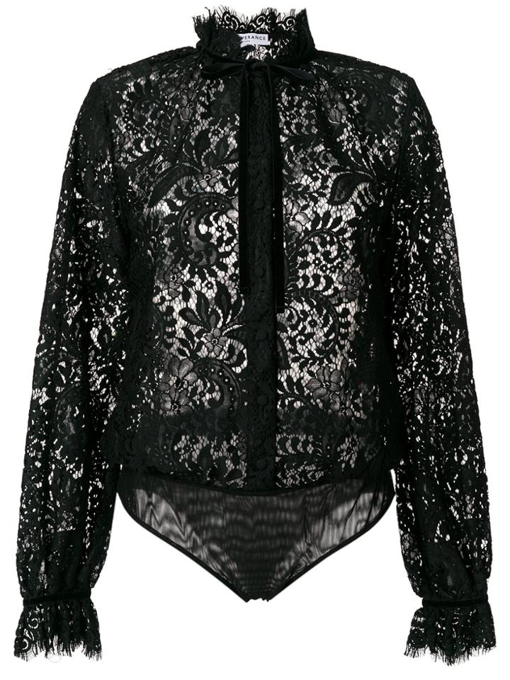 Perseverance London Paisley Bodysuit - Black