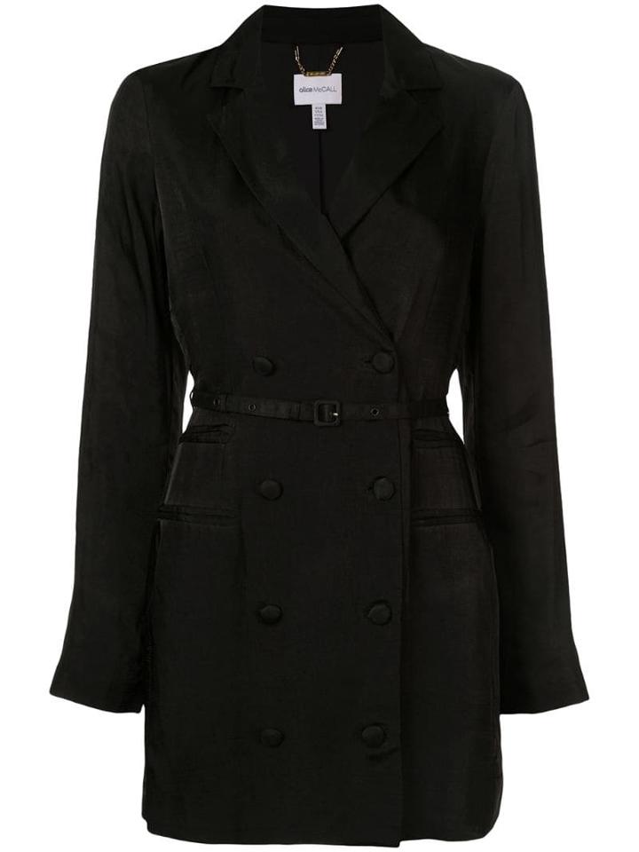 Alice Mccall Favour Belted Jacket - Black
