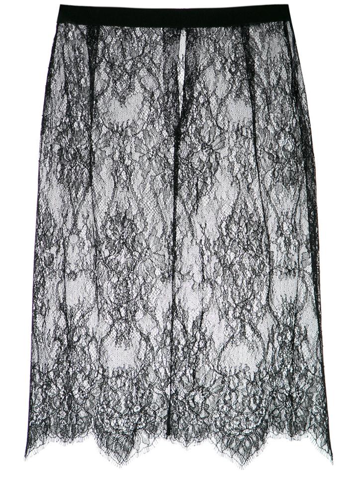 Nk Lace Skirt - Black
