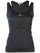 Adidas By Stella Mccartney Training Layered Tank Top - Black