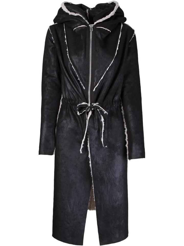 Uma Raquel Davidowicz 'tudor' Coat, Women's, Size: 46, Black, Polyester