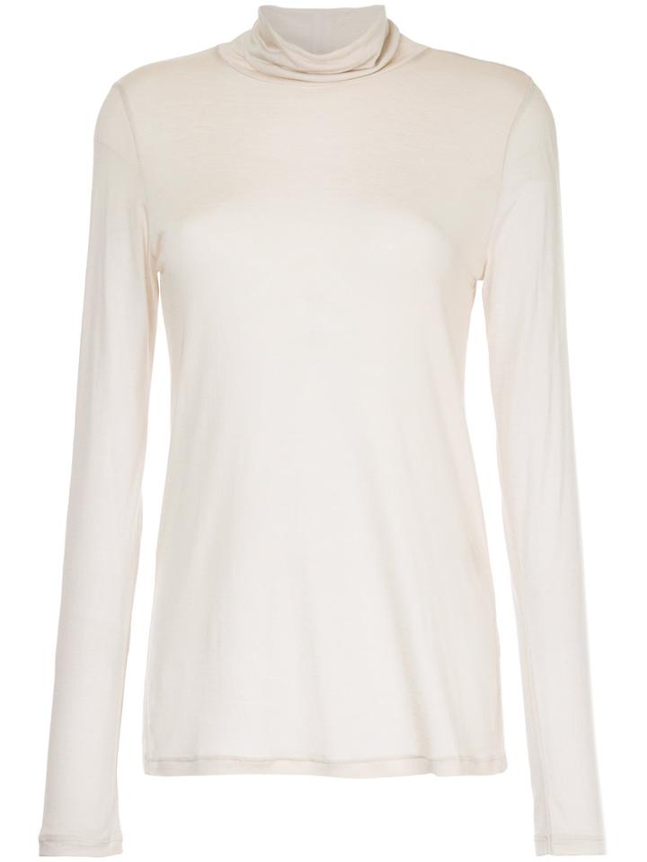 Cityshop Long Sleeve Blouse - Nude & Neutrals