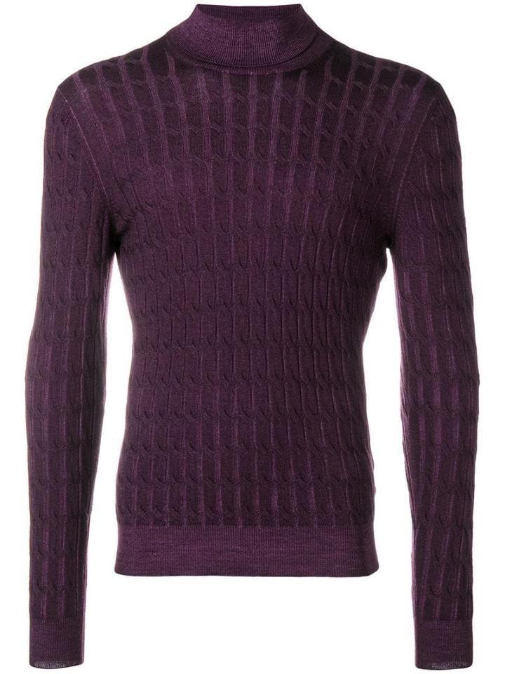 Barba Roll Neck Jumper - Pink