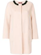 Max Mara Studio Single Breasted Coat - Nude & Neutrals