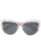 Saint Laurent Eyewear Oversized Sunglasses - Nude & Neutrals