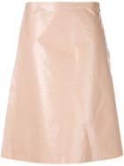 Jil Sander Midi A-line Skirt - Nude & Neutrals