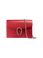 Gucci - Dionysus Leather Mini Chain Bag - Women - Leather/metal - One Size, Red, Leather/metal