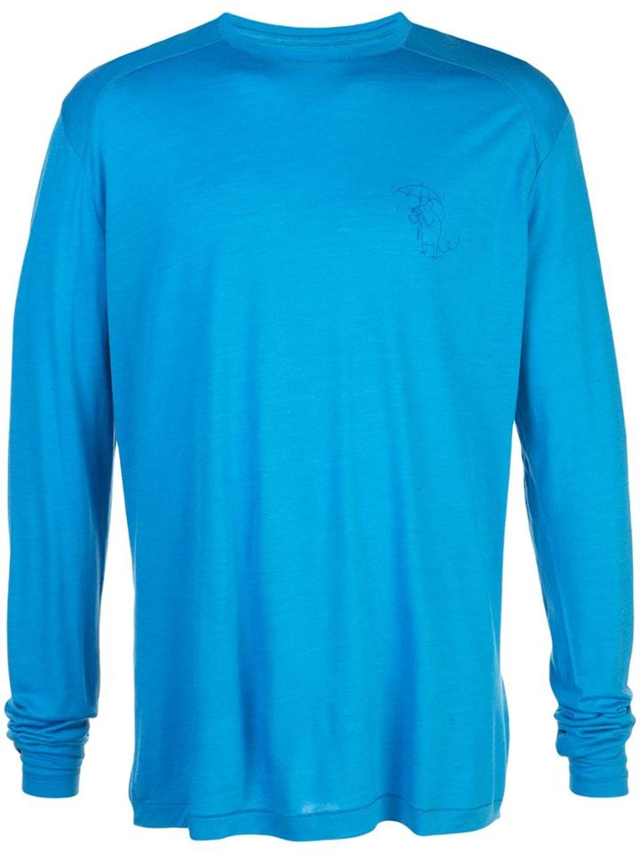 Klättermusen Long Sleeved Silk T-shirt - Blue