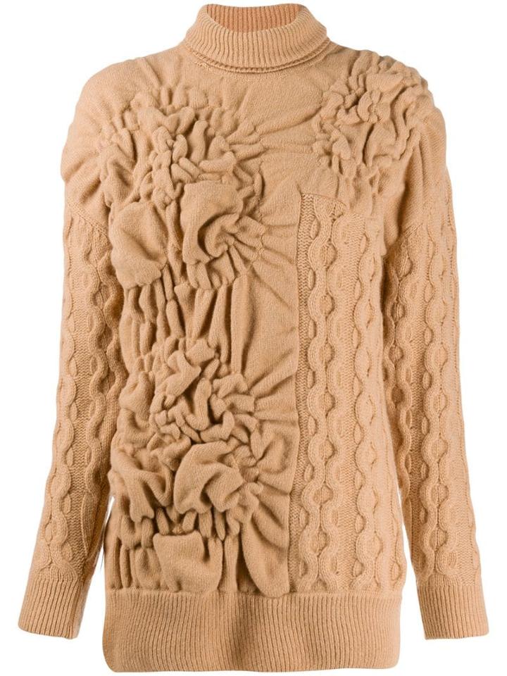 Simone Rocha Textured Oversized Jumper - Brown