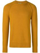 Nuur Crew Neck Knitted Sweater - Yellow