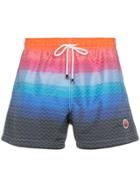Missoni Mare Gradient Stripe Swim Shorts - Multicolour