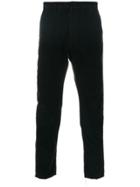 Pence Cropped Corduroy Trousers - Black