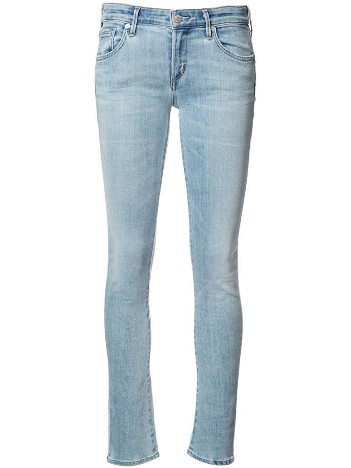Citizens Of Humanity Skinny Cropped Jeans, Size: 27, Blue, Cotton/polyester/spandex/elastane