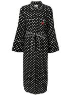 Essentiel Antwerp Polka Dot Cherry Dress - Black