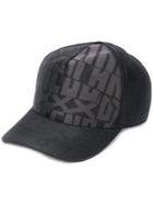 Ermenegildo Zegna Letter Printed Baseball Cap - Black