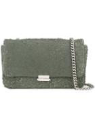 Scanlan Theodore Leather Tweed Crossbody Bag, Women's, Green