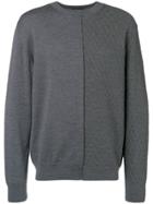 Falke Crossed Knit Jersey Sweater - Grey