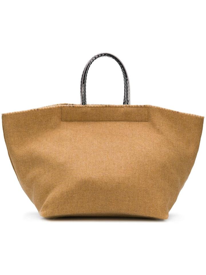 Mm6 Maison Margiela North Tote - Neutrals