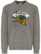 Kenzo Jumping Tiger Sweater - Grey
