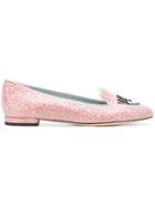 Chiara Ferragni Logomania Ballerinas - Pink & Purple