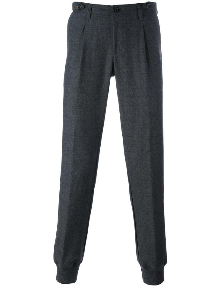 Eleventy Tailored Trousers, Men's, Size: 30, Grey, Wool/spandex/elastane