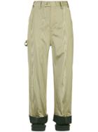Rosie Assoulin Cuff Detail Trousers - Green