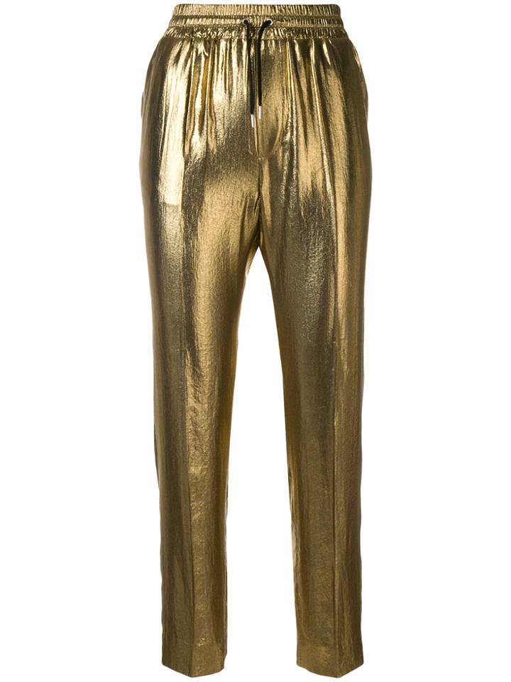 Barbara Bui Metallic Track Trousers